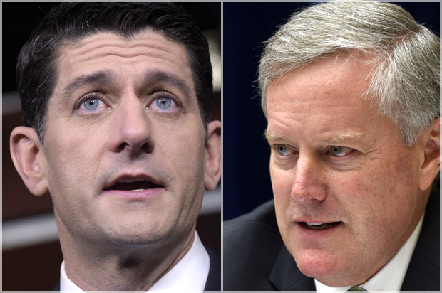 Paul Ryan; Mark Meadows (AP/Susan Walsh)