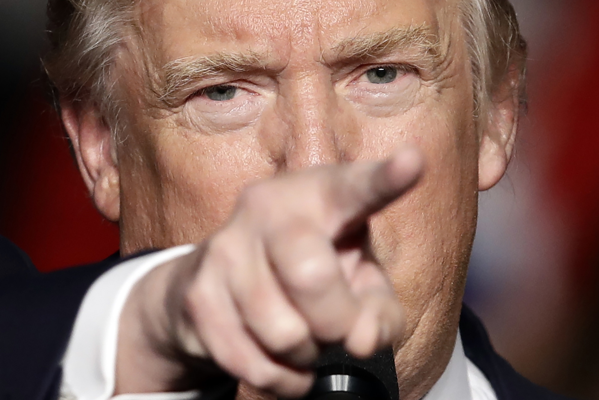 President-elect Donald Trump gestures during a rally in Hershey, Pa., Thursday, Dec. 15, 2016. (AP Photo/Matt Rourke) (AP)
