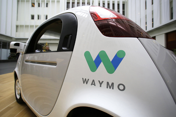 The Waymo driverless car. (AP/Eric Risberg)