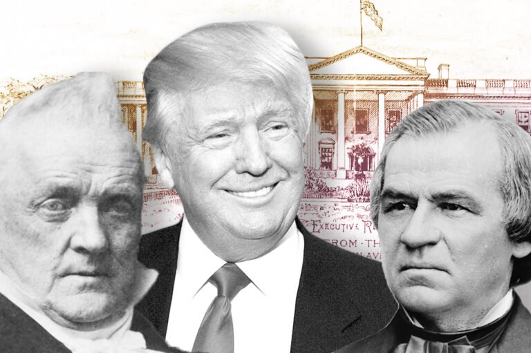 James Buchanan; Donald Trump; Andrew Johnson (Getty/Gary Gershoff/Salon)