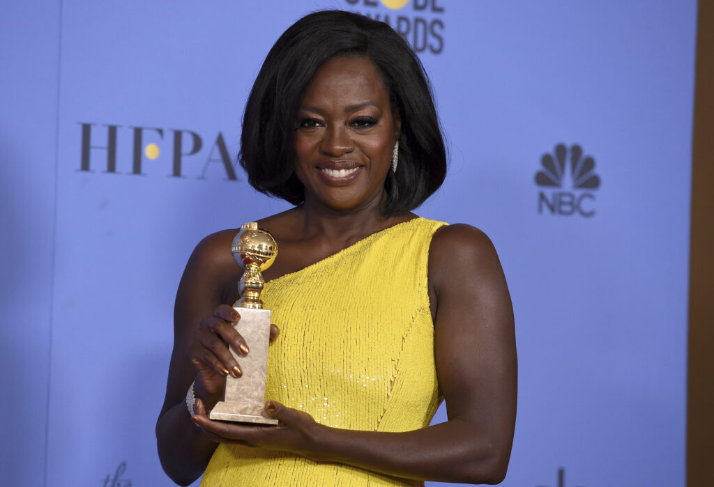 viola davis golden globes dress Viola Davis Rewears This Black Sequined Dress to the 2025 Golden Globes