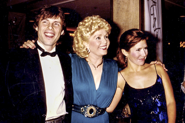 Todd Fisher, Debbie Reynolds, Carrie Fisher (Fisher Family Archives/HBO)