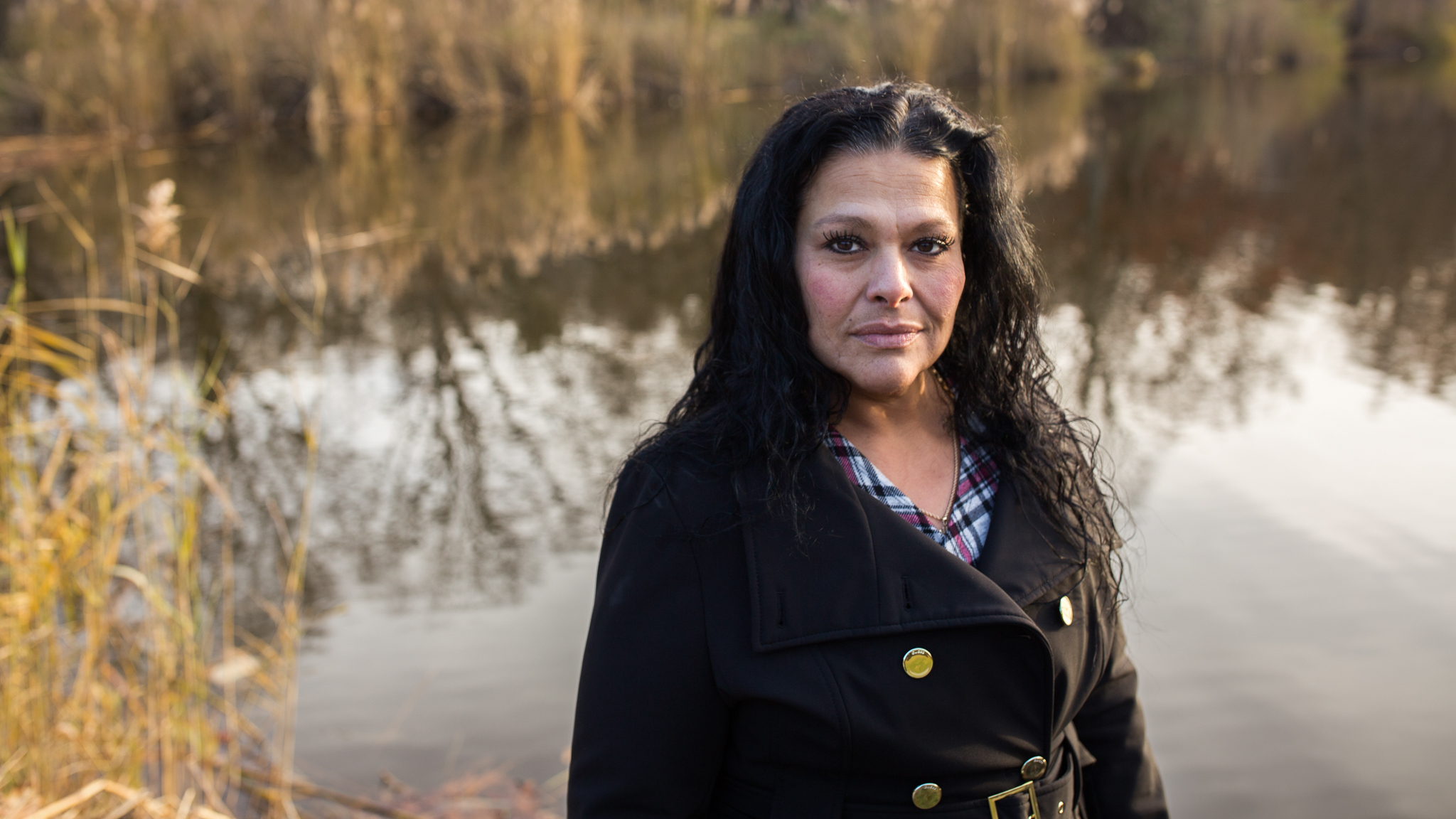Portrait of Kim Dadou in Seneca Park, Rochester, NY. (Photos by Shira Stoll/Narratively)