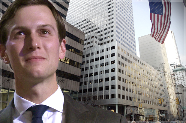 Jared Kushner; 666 5th Ave., New York. (Getty/Mandel Ngan/Stephen Chernin/Photo montage by Salon)