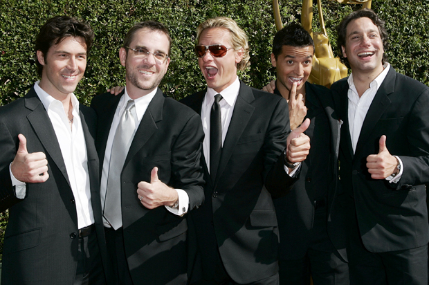 Cast members of "Queer Eye for the Straight Guy," Sept. 11, 2005. (AP/Kevork Djansezian)
