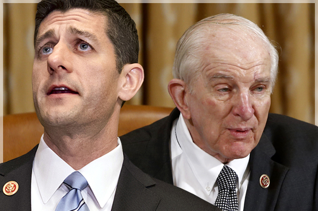 Paul Ryan; Sam Johnson (AP/J. Scott Applewhite/Charles Dharapak/Photo montage by Salon)