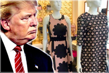 Donald Trump claims all the "dress shops" in Washington, D.C. are sold