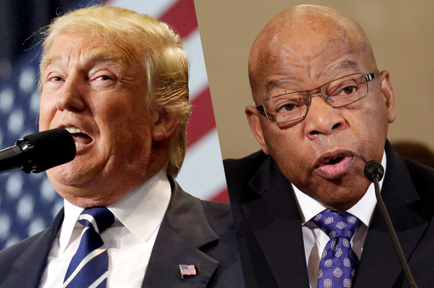 Donald Trump; John Lewis (Reuters/Shannon Stapleton/Joshua Roberts)