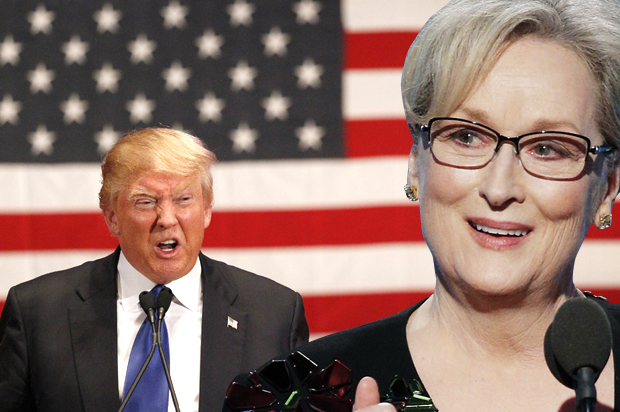 Donald Trump; Meryl Streep (Reuters/Rick Wilking/Getty/Paul Drinkwater)