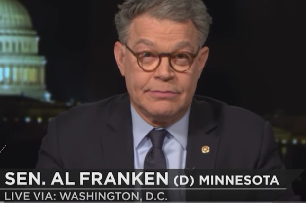 Sen. Al Franken appears on Real Time with Bill Maher 2.10.17