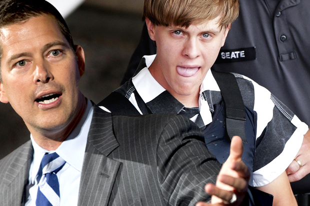 Sean Duffy; Dylann Roof (AP/Andrew Harnik/Chuck Burton)