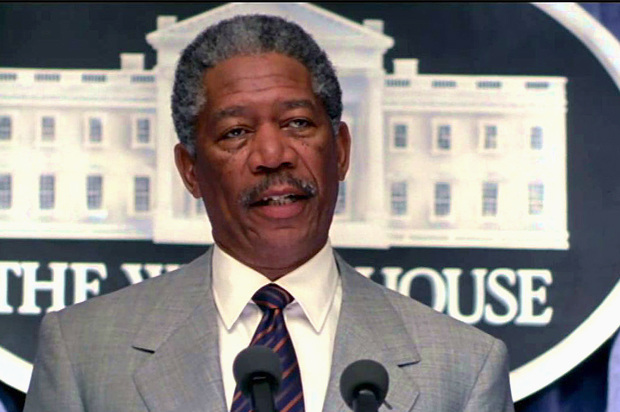 Morgan Freeman in "Deep Impact" (Paramount Pictures)