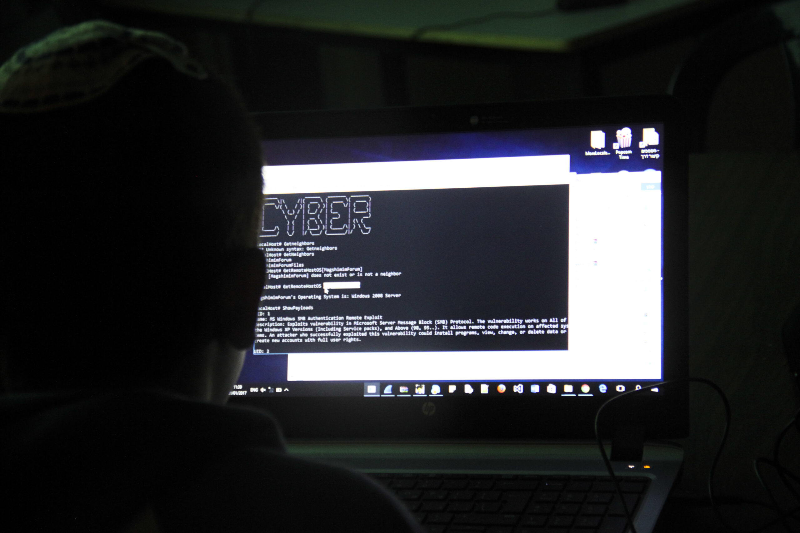 This photo made on Sunday Jan.1, 2017, shows a tenth grader attending a class how to investigate a computer network that has been hacked in Beit Shemesh, Israel. In its quest to become a world leader in cyber security and technology, Israel is placing its hopes in the country's youth. (AP Photo/Daniel Estrin) (AP)
