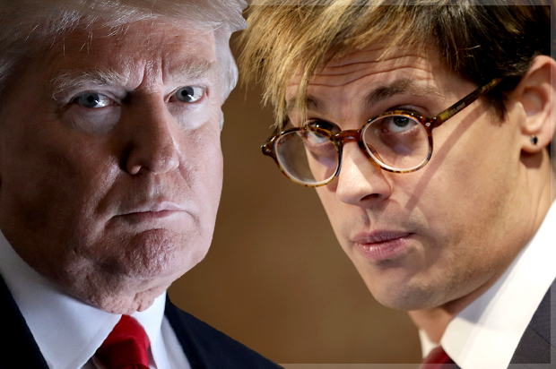 Donald Trump; Milo Yiannopoulos (Reuters/Carlos Barria /AP/Seth Wenig)