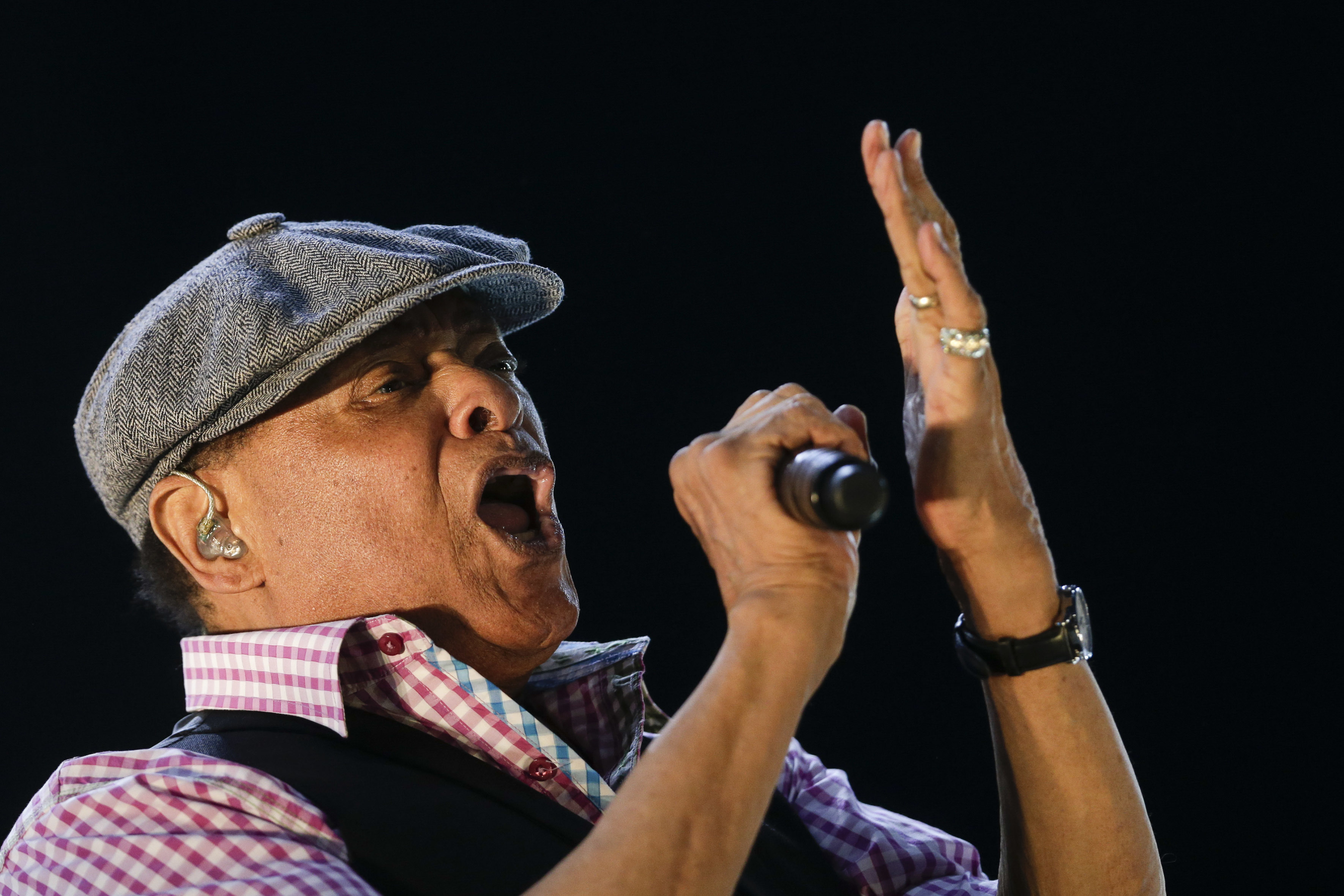 FILE - In this Sept. 27, 2015, file photo, Al Jarreau performs at the Rock in Rio music festival in Rio de Janeiro, Brazil. Jarreau died in a Los Angeles hospital Sunday, Feb. 12, 2017, according to his official Twitter account and website. (AP Photo/Felipe Dana, File) (AP)