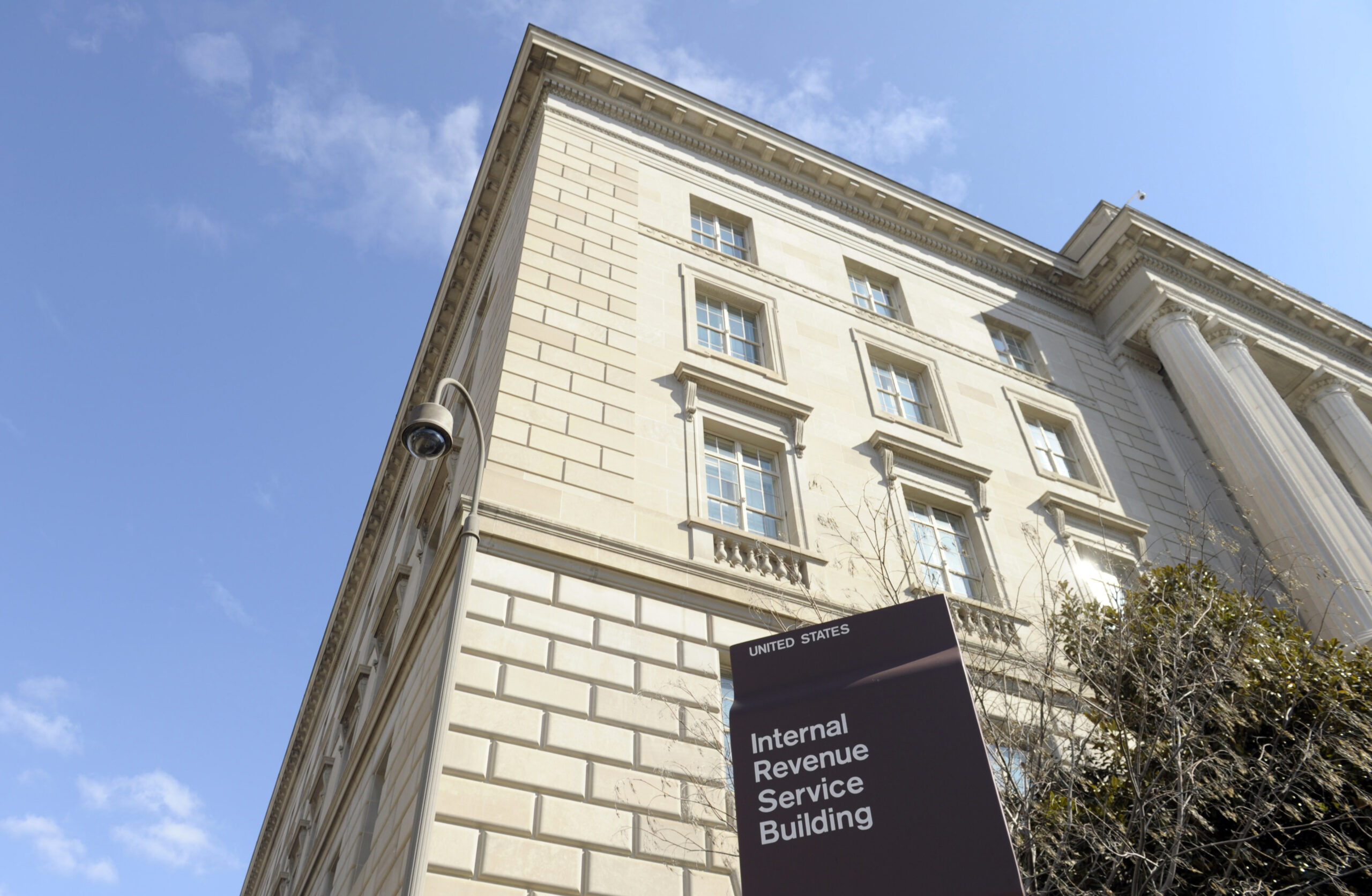 FILE - This March 22, 2013, file photo, shows exterior of the Internal Revenue Service building in Washington.(AP Photo/Susan Walsh, File) (AP)