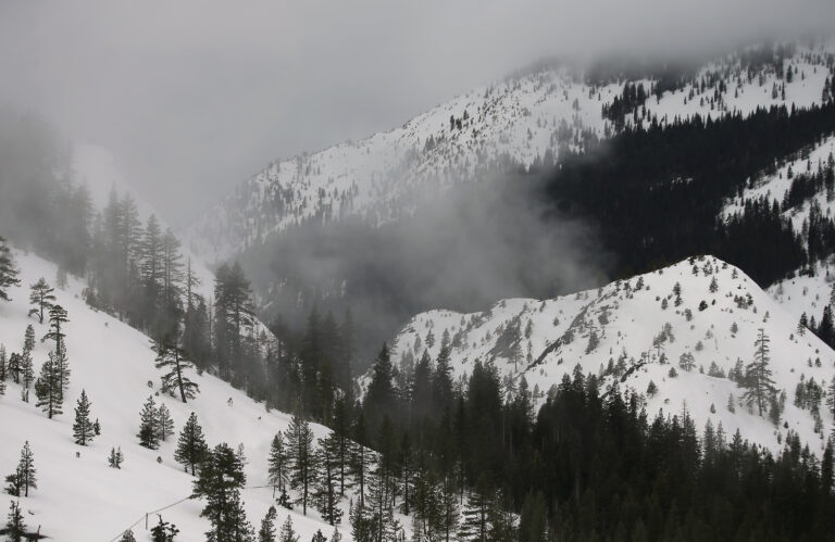 California's snowpack is on track for one of the wettest winters on record after five years of drought. (AP)