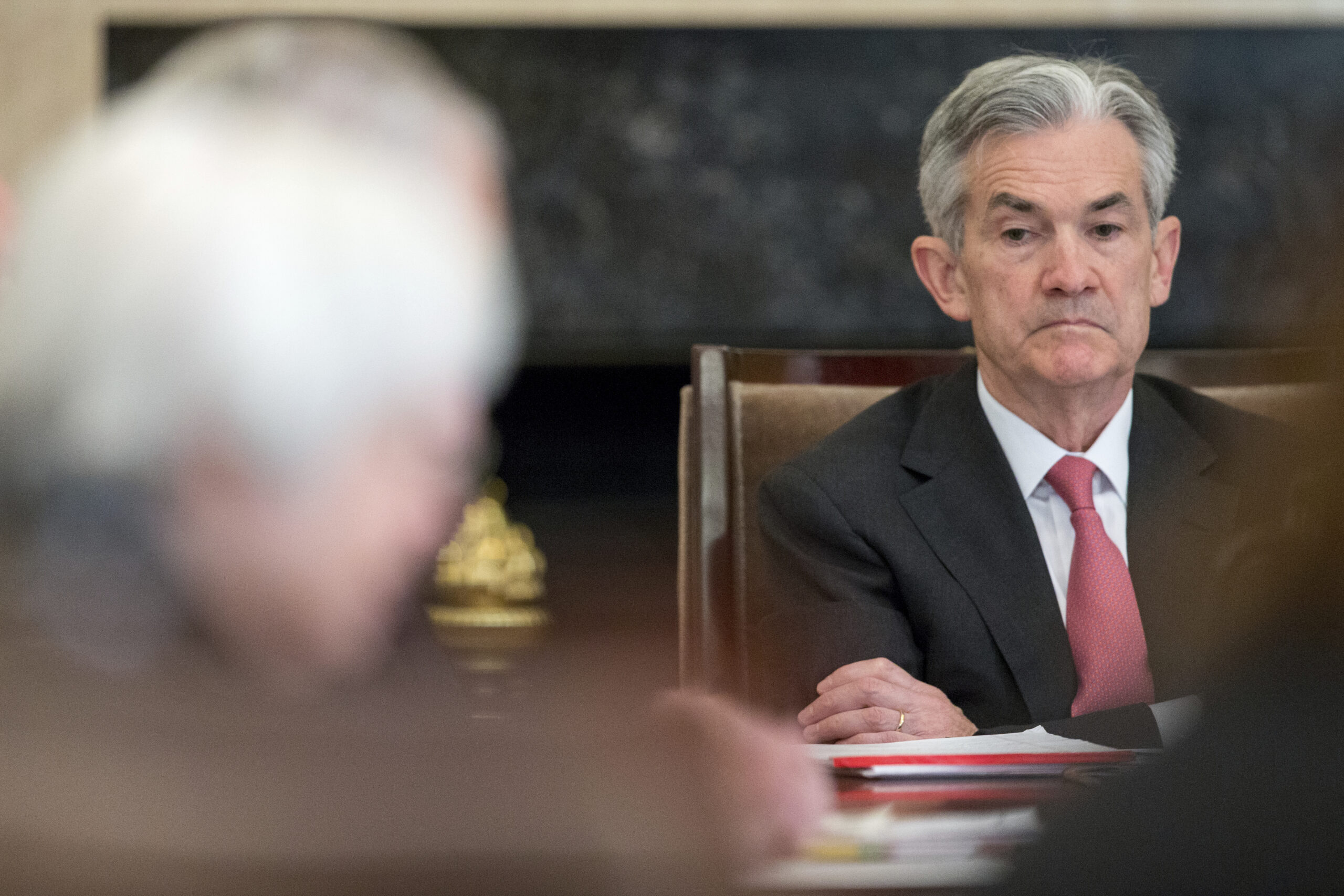 FILE - In this Monday, Nov. 30, 2015, file photo, Gov. Jerome Powell attends a Board of Governors meeting at the Marriner S. Eccles Federal Reserve Board Building in Washington. On Thursday, March 2, 2017, Powell added his voice to a growing group of Fed officials who are indicating that they may raise rates in March. (AP Photo/Andrew Harnik, File) (AP)