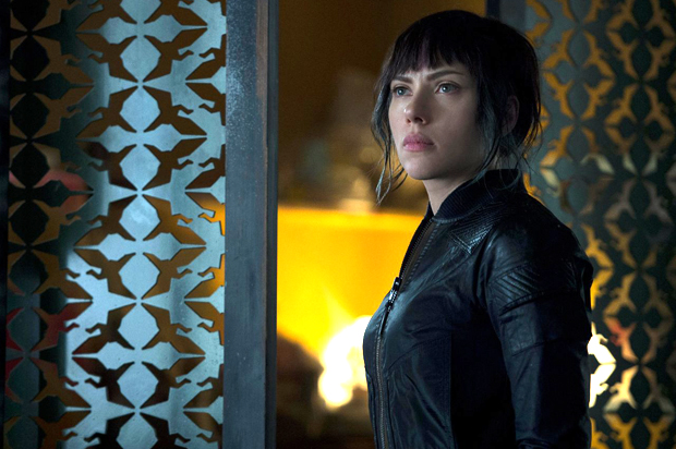 Scarlett Johansson in "Ghost in the Shell" (Paramount Pictures)