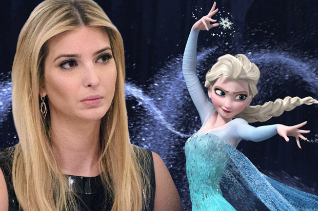 Ivanka Trump; "Frozen" (Getty/Brendan Smialowski/Disney)