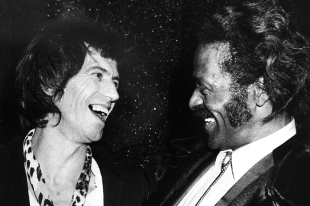 Keith Richards, Chuck Berry (AP/Vann)