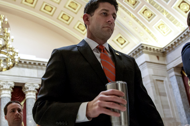 House Speaker Paul Ryan  to his office on Capitol Hill in Washington, Thursday, March 23, 2017 (AP/J. Scott Applewhite)