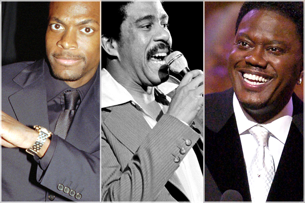 Chris Tucker; Richard Pryor; Bernie Mac (AP/Lennox McLendon/Mark J. Terrill)