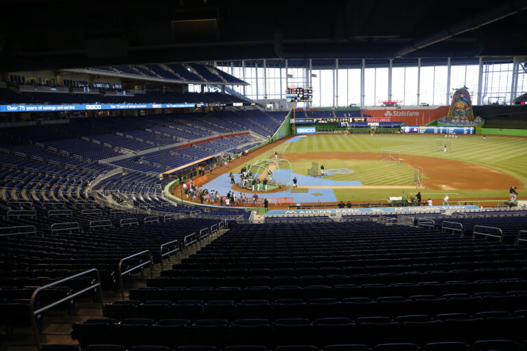 Marlins Park stadium (AP Photo/Wilfredo Lee)