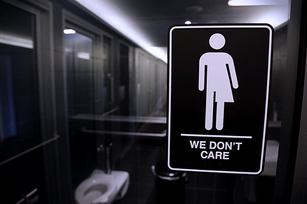 Signage outside a restroom (AP/Gerry Broome, File)
