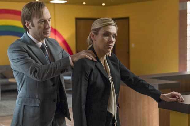 Bob Odenkirk and Rhea Seehorn in "Better Call Saul" (AMC/Michele K. Short)