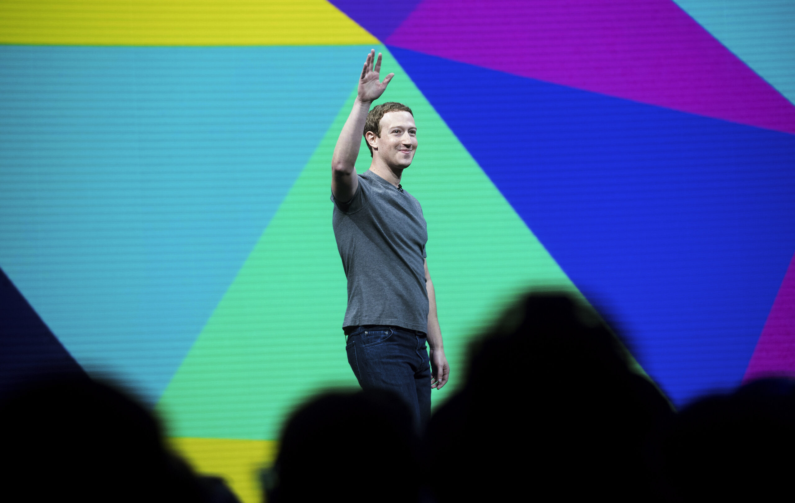 Facebook CEO Mark Zuckerberg speaks at his company's annual F8 developer conference, Tuesday, April 18, 2017, in San Jose, Calif. (AP Photo/Noah Berger) (AP)