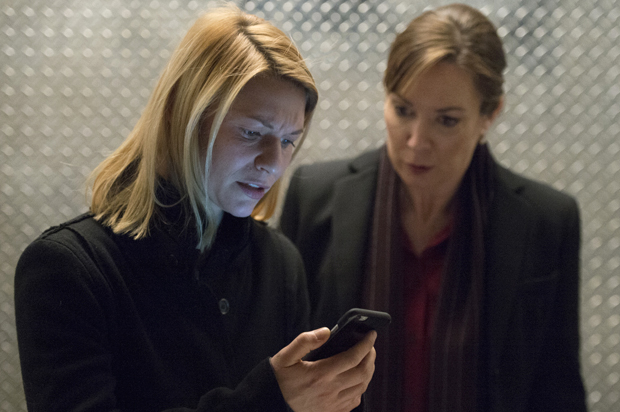Claire Danes and Elizabeth Marvel in "Homeland" (Showtime/Jojo Whilden)