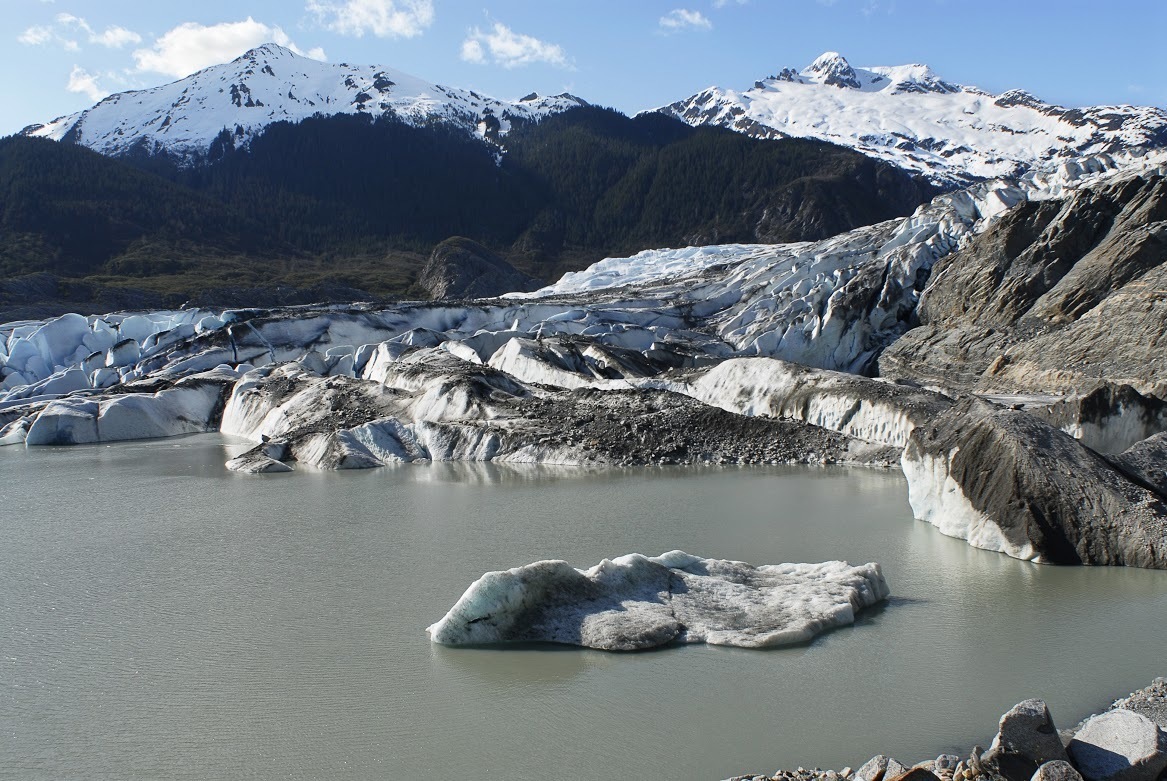 In this photo provided by James Balog/Extreme Ice Survey, the Mendenhall glacier outside of Juneau, Alaska in 2007. (James Balog/Extreme Ice Survey via AP) (AP)