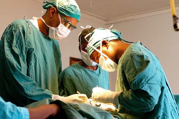 Cover detail of "A Surgeon in the Village" (Beacon Press)