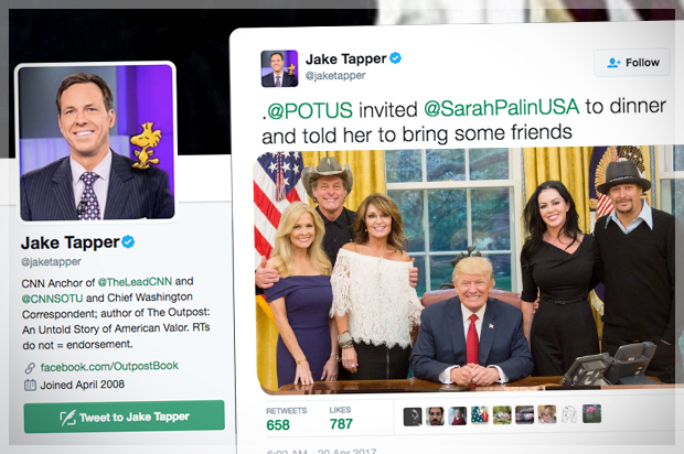 (Twitter/Jake Tapper/Screen Montage by Salon)