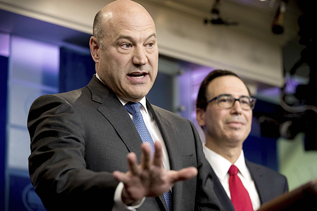 Gary Cohn; Steve Mnuchin (AP/Andrew Harnik)