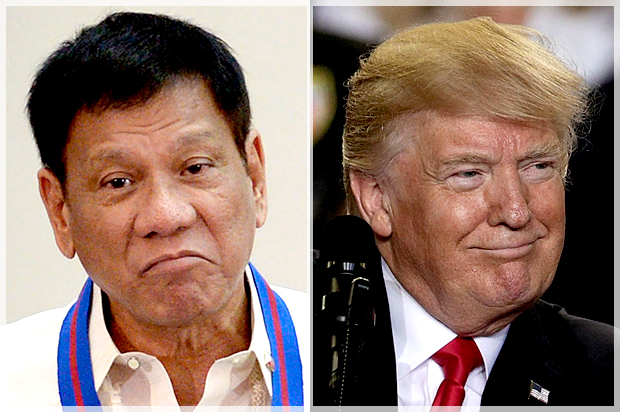 Rodrigo Duterte; Donald Trump (Getty/Noel Celis/Alex Wong)