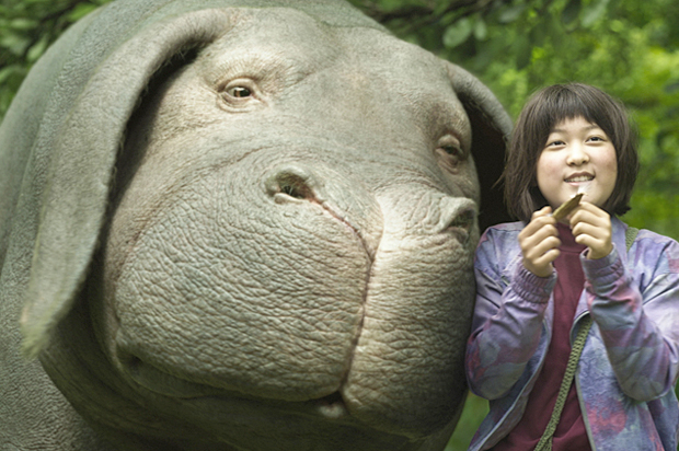 An Seo Hyun as Mija in "Okja" (Netflix)