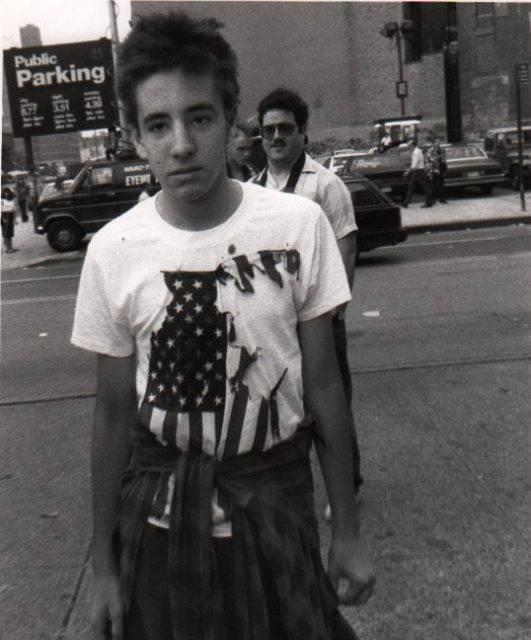 Sascha DuBrul , 1989, age 14. (Photo by Chris Flash)