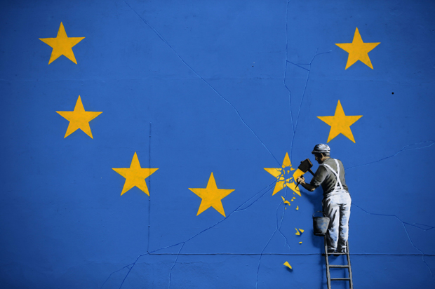 Mural by Banksy (Getty/Daniel Leal-Olivas)