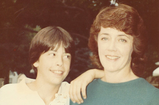 A photo of the author with her son, Dave (courtesy of the author)