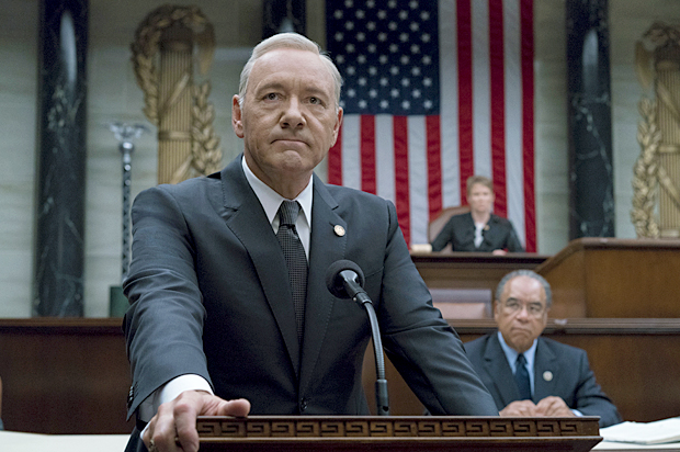 Kevin Spacey as Frank Underwood in "House Of Cards" (Netflix/David Giesbrecht)