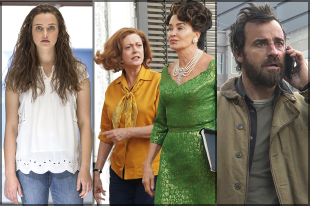 "13 Reasons Why," "Feud," "The Leftovers" (Netflix/FX/HBO)
