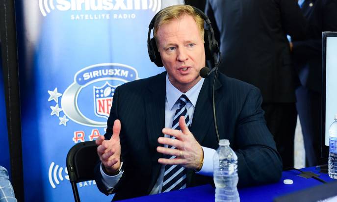 NFL commissioner Roger Goodell on marijuana (Photo by Lisa Lake/Stringer/Getty Images)