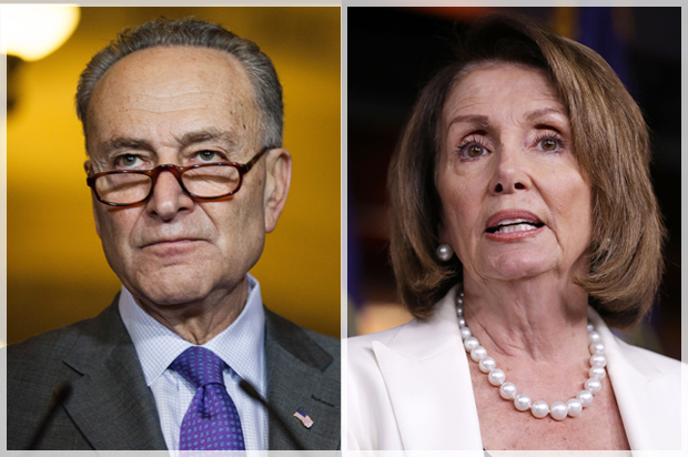 Chuck Schumer; Nancy Pelosi (Getty/Zach Gibson/Chip Somodevilla)