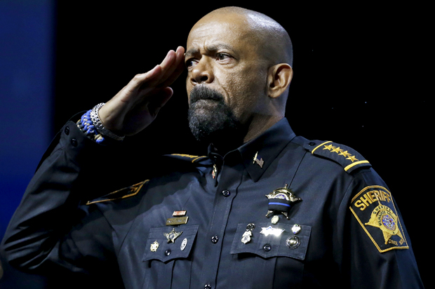 Sheriff David Clarke, Jr. (AP/Mark Humphrey)