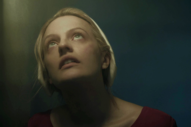 Elisabeth Moss in The Handmaid's Tale (Hulu/George Kraychyk)