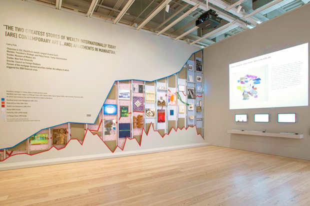 Occupy Museums, Installation Debtfair, 2017 (Bill Orcutt/Whitney Museum of American Art)