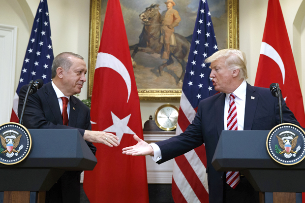 Donald Trump; Recep Tayyip Erdogan (AP/Evan Vucci)