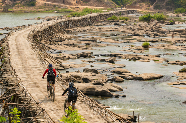 Rebecca Rusch and Huyen Nguyen in "Blood Road" (Courtesy of Red Bull Media House/Josh Letchworth)